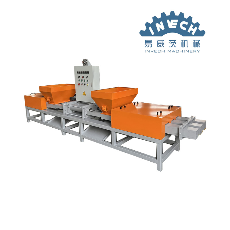 Six Head Compressed Chips Block Machine for Wood Pallet Legs