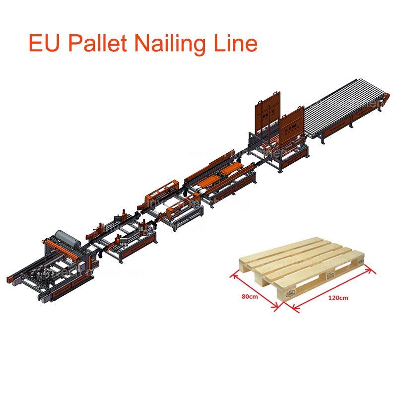 EU Wood Pallet Assembly Line Wood Pallet Machine