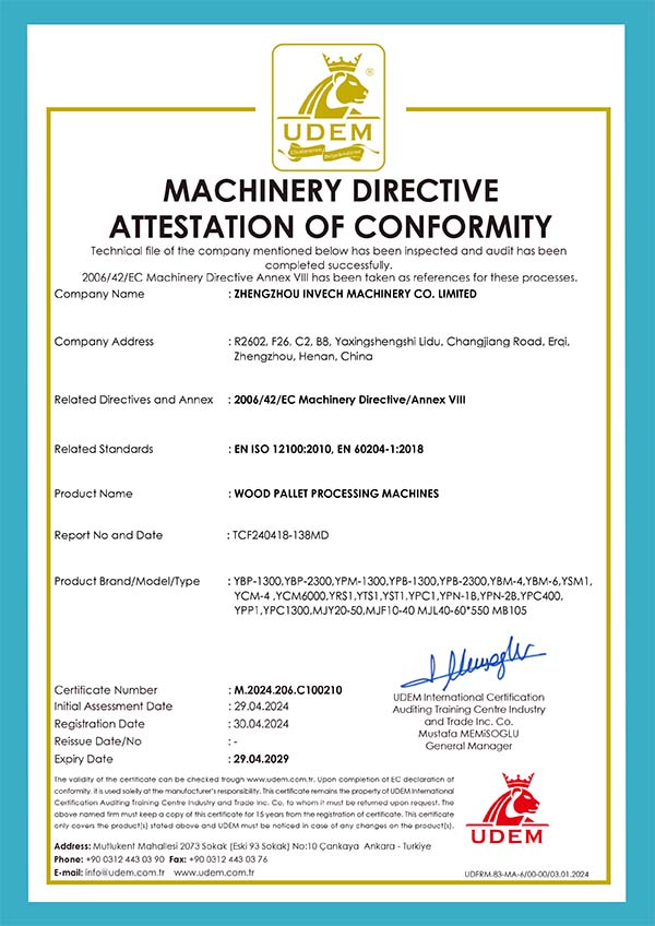 CE Certificate
